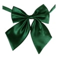 thumbnail image 3 of Elegant Solid Color Polyester Silk Bow Tie for Students Attachees and Flight Attendants Functional Accessory for Everyday Wear, 3 of 3