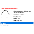 thumbnail image 2 of Front Brake Hose - Compatible with 1967 Pontiac Firebird, 2 of 2