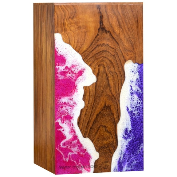 Wooden Urn for Human Ashes Adult Male/Female – Premium Memorial Box for Adults – Durable Cremation Urns for Ashes, Suitable Urn for Burial or Home Display