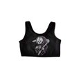 thumbnail image 3 of VISgogo - Conjunto de bikini de verano para mujer, 2 piezas, sin mangas, con estampado de patrón, camisetas sin mangas + tanga de cintura baja VISgogo  moda, 3 of 9