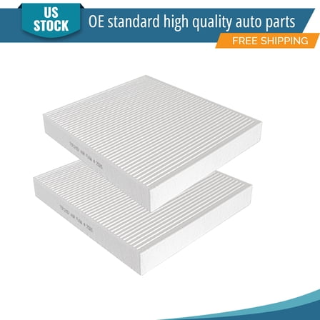 YXPCARS 2PCS Cabin Air Filter for Toyota RAV4 Camry Corolla Highlander Lexus, New Activated Carbon Cabin Air Filter Replacement (CF12157)