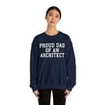 thumbnail image 3 of Architect Dad Sweatshirt, Gifts, Crewneck, 3 of 4