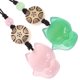 thumbnail image 3 of 2 PCS Agate Jade Pendants Pendantes de decoración de teléfonos móviles Foxes (verde, rosa), 3 of 8