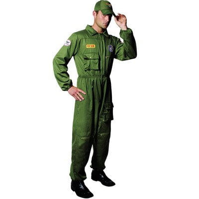Dress Up America Adult Air Force Pilot Costume Small
