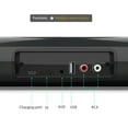 thumbnail image 3 of Topteng Bluetooth 5.0 Sound Bar for TV with Wireless Subwoofer, 40W 4 Speaker Home Theater System, 3D Surround Sound, TWS Function, Multiple Connectivity (AUX/RCA/USB/TF/FM), With Remote Control, 3 of 12
