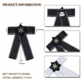 thumbnail image 5 of Design Élégant Nœud Papillon Forme Fleur Broches Femmes Vêtements Assortis Chemise Habillée Dames Broche Strass Bijoux Fins, 5 of 5