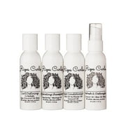 Rizos Curls 4-Step Travel Kit for Curly Hair: Curl Defining Cream, Shampoo, Conditioner, Refresh & Detangle (2 fl oz each)