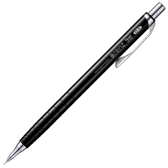 Portaminas Pentel Orenz 0,3 mm Negro