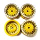 thumbnail image 1 of Llantas de Metal 1/24 4 Piezas Vogacara Dorado, 1 of 6