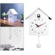 thumbnail image 5 of Elegante Reloj de Pared con Reloj de , Movimiento Silencioso, Y Moderno, Reloj de Doble para Dormitorio de , Sala de E blanco Soledad Reloj de pared de cuco, 5 of 10
