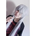 thumbnail image 1 of Mainlead For Cosplay Costume 40 Inch 100cm Silver White Wig With Styled Braid+Wig Cap, 1 of 2