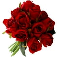 thumbnail image 4 of Ramo de rosas artificiales Toystoory de 12 cabezas rojo para boda en casa 15 * 10 * 25 cm, 4 of 6