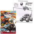thumbnail image 3 of Set de libros para colorear Hot Wheels Monster Jam con tinta invisible, 3 of 4