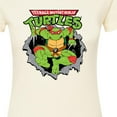 thumbnail image 3 of Teenage Mutant Ninja Turtles - Raphael Breaking Through Shirt - Juniors Fitted Graphic T-Shirt, 3 of 5