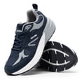 thumbnail image 2 of FitVille, los más nuevos zapatos para caminar para hombres, zapatillas de deporte de ancho con soporte para el arco para pies planos, alivio del dolor en el talón, fascitis Plantar, 2 of 5
