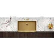 Ruvati Rvh9880 Terraza 36 Farmhouse Apron-Front Single Basin Stainless Steel Kitchen Sink