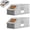 2pc, variant on Stackable Hat Storage Boxes for Baseball Caps, Hat Storage Box for Baseball Caps with Clear Window Lid, Flip-Top Access, Dust-Proof, Space-Saving Hats Organizer for Closet Bedroom Shelf (2pc)