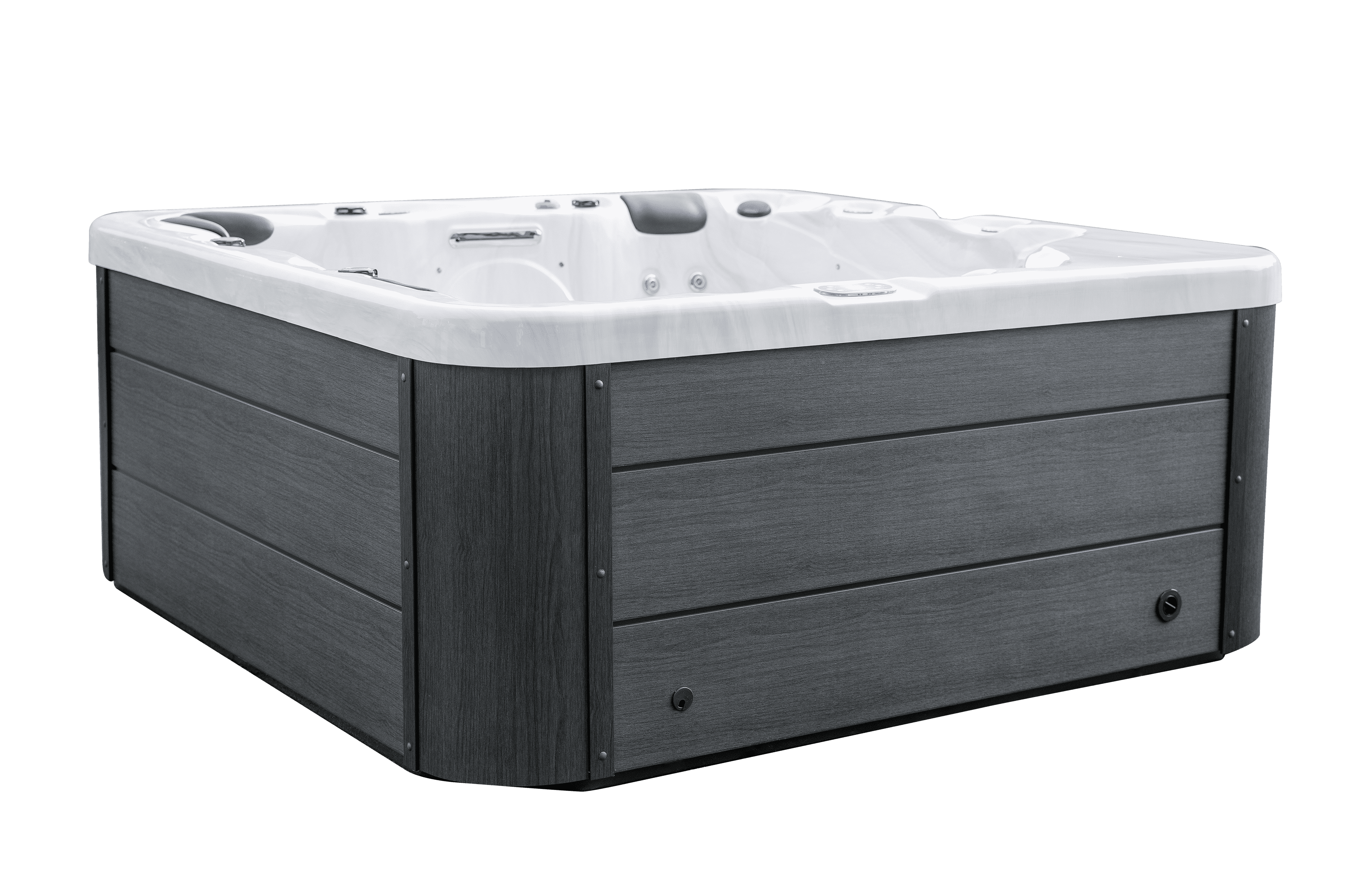 Luxury Spas Estes 5 Person Outdoor Spa with 52 Massage Jets and LED Lighting