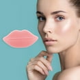 thumbnail image 2 of Unique Bargains 1 Pc Portable Silicone Facial Cleansing Brush Lip Shape 3.35"x1.77"x0.91" Pink, 2 of 7