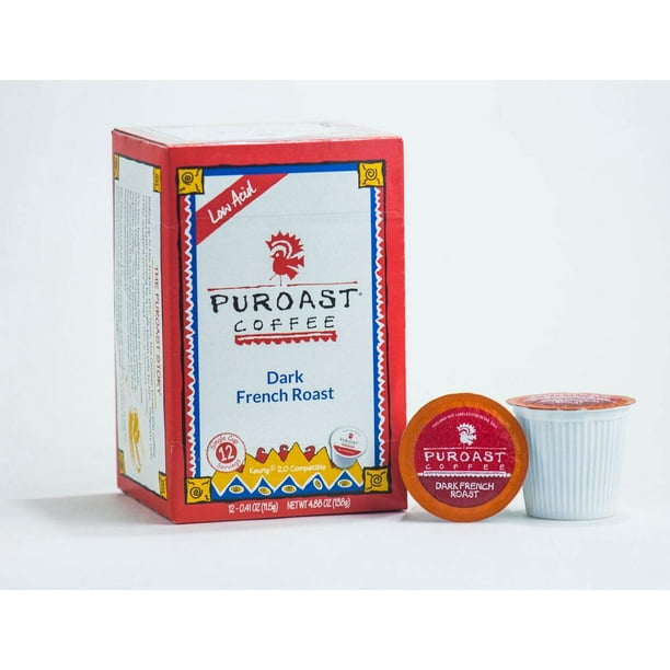 Puroast Low Acid Coffee Single-Serve Keurig K-Cup Pods ...