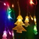 thumbnail image 3 of Luces de cortina, cadena de luces LED de 96 3 m x 0,65 m, 8 modos de iluminación, decoración de ventanas, Navidad, bodas, cumpleaños, hogar, patio RGB [clase energética G], 3 of 5