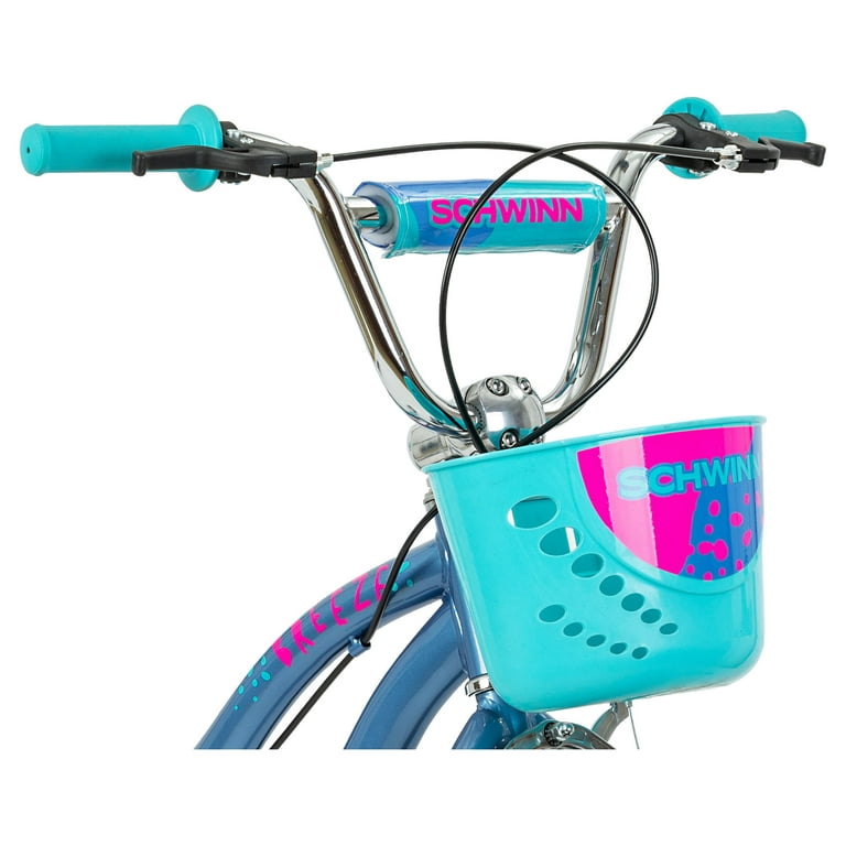 Schwinn 20 in. Breeze Girls Kids Bike with Basket Periwinkle Walmart