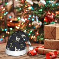 thumbnail image 6 of KLL Christmas Hats for Adults Plush Cartoon Rooster Print Santa Hat Xmas Fluffy Santa Claus Hat for Women Men, 6 of 6