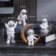 thumbnail image 4 of 4 pcs Astronaut Figure Statue Figurine Silver, 4 of 5