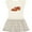 Natural with Stripes, variant on Inktastic Red Flames Race Car Girls Toddler Dress