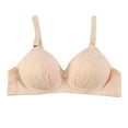thumbnail image 2 of KIHOUT Woman's Solid Color Comfortable Hollow Out Perspective Bra Underwear No Rims, 2 of 6