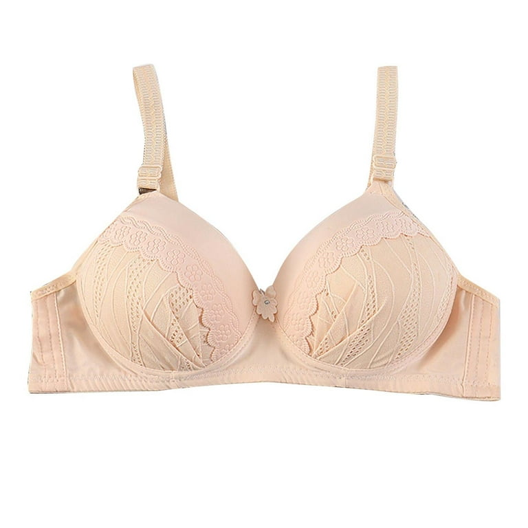 Bigersell Everyday Bras Women Solid Color Comfortable Hollow Out