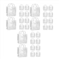 thumbnail image 1 of 30 Bolsas de Regalo Transparentes con Asas, Bolsas de Compras Impermeables de PVC para JoyeríA, Dulces, Perfumes, , Bodas, 1 of 5