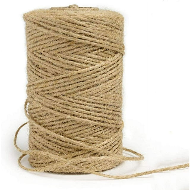 Cordel de yute de 100M, cordel de jardín, cuerda de yute natural, cordel para manualidades, para jardinería, decoración del hogar, envoltura de regalos, artes creativas