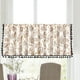 thumbnail image 5 of RKSTN blackout window valance Valance Curtains For Kitchen - Window Light Blocking Short Rod Pocket Curtain Panels For Small Window Bathroom Basement, 5 of 7
