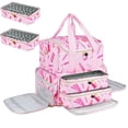 thumbnail image 1 of Estuche organizador de esmaltes de uñas Jaffzora extra grande, color rosa, 1 of 8