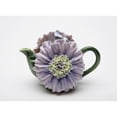 thumbnail image 3 of Ceramic Dahlia Flower Teapot 9 oz Handcrafted, 3 of 3