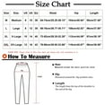 thumbnail image 3 of gbyLJF Womens Cotton Linen Pants Trendy Ruffle Trim Loose Fit Elastic Waist Pants Work Casual Pants with Pockets A02_Khaki L, 3 of 7