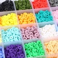 thumbnail image 2 of Clay Beads Kit DIY: Fashion Portable Funny Disc Bead Set Bead Jewelry Making Kit, 2 of 9