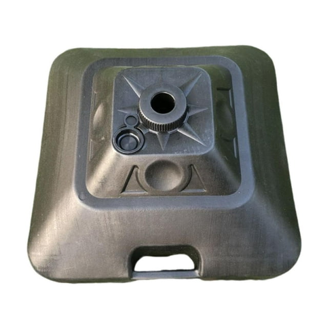 Base para Sombrilla Soporte de Pie Base Portátil Soporte para Exteriores Rellenable para añadir Peso Adicional Y Mantener El Mástil Firme Adecuado Pa Negro 30L
