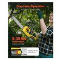 thumbnail image 4 of 20V 12-Inch Brushless Chainsaw Battery Powered 4.0Ah Battery and Rapid Charger Included,Wood Cutting, 4 of 6