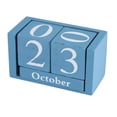 thumbnail image 3 of Kids Calendar, Desktop Wooden Date Display, Block Calendar, School Decoration Office For Home, 3 of 8