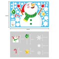 thumbnail image 1 of Pegatinas de pared de alce y Papá Noel para decoración del hogar, decoración de ventana, regalos de Navidad, Feliz Año Nuevo, colgante Natal, 2023, 1 of 4