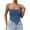 Blue, variant on Vedolay Crop Tops For Teen Girls Womens Tank Tops V Neck Basic Solid Color Casual Flowy Summer Sleeveless,Blue S