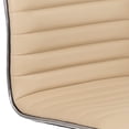thumbnail image 5 of Flash Furniture Low Back Designer Armless Tan Ribbed Swivel Task Office Chair, 5 of 5