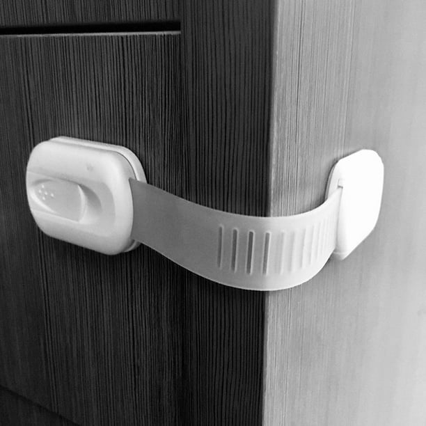 Vmaisi Baby Proofing Cabinet Locks - Childproofing Adjustable Multi Use  Straps Latches for Drawers, Fridge, Dishwasher, Toilet Seat, Cupboard,  Closet