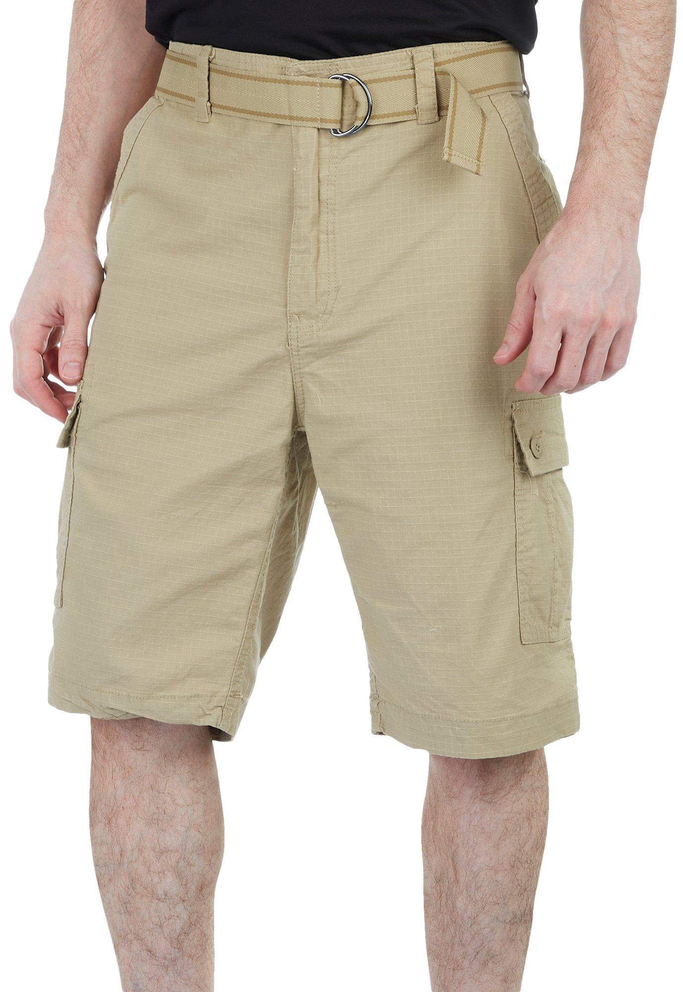 Wearfirst Mens Ripstop Cargo Shorts 38W Khaki