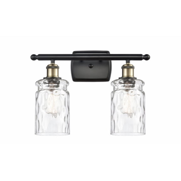 Innovations 516-2W-BAB-G352-LED Candor 2 Light Bath Vanity Light part of the Ballston Collection, Black Antique Brass