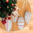 thumbnail image 5 of Coolnut Easter Eggs Christmas Tree Skirt 36", Easter Tree Skirt Double Layers Polyester Easter Tree Skirt for Easter Holiday Party Decoration, 5 of 6