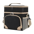 thumbnail image 2 of Portable Lunch Cooler Bag Insulated Lunch Box With Strap Handle Thermal Food Storage Tote Office Travel Picnic Camping Outdoor Carrying Organizer Reusable Meal Carrier, 2 of 7