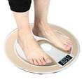 thumbnail image 2 of Ymiko Digital Body Weight Scale, Round Intelligent Electric Digital Weight Body LCD Display Scale High Precision Scale Health Monitor Bathroom Scale For Home Gym, 2 of 8